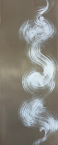 White Swirl on Natural, 2025