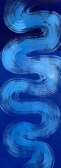 Blue Swirl Ombre, 2024