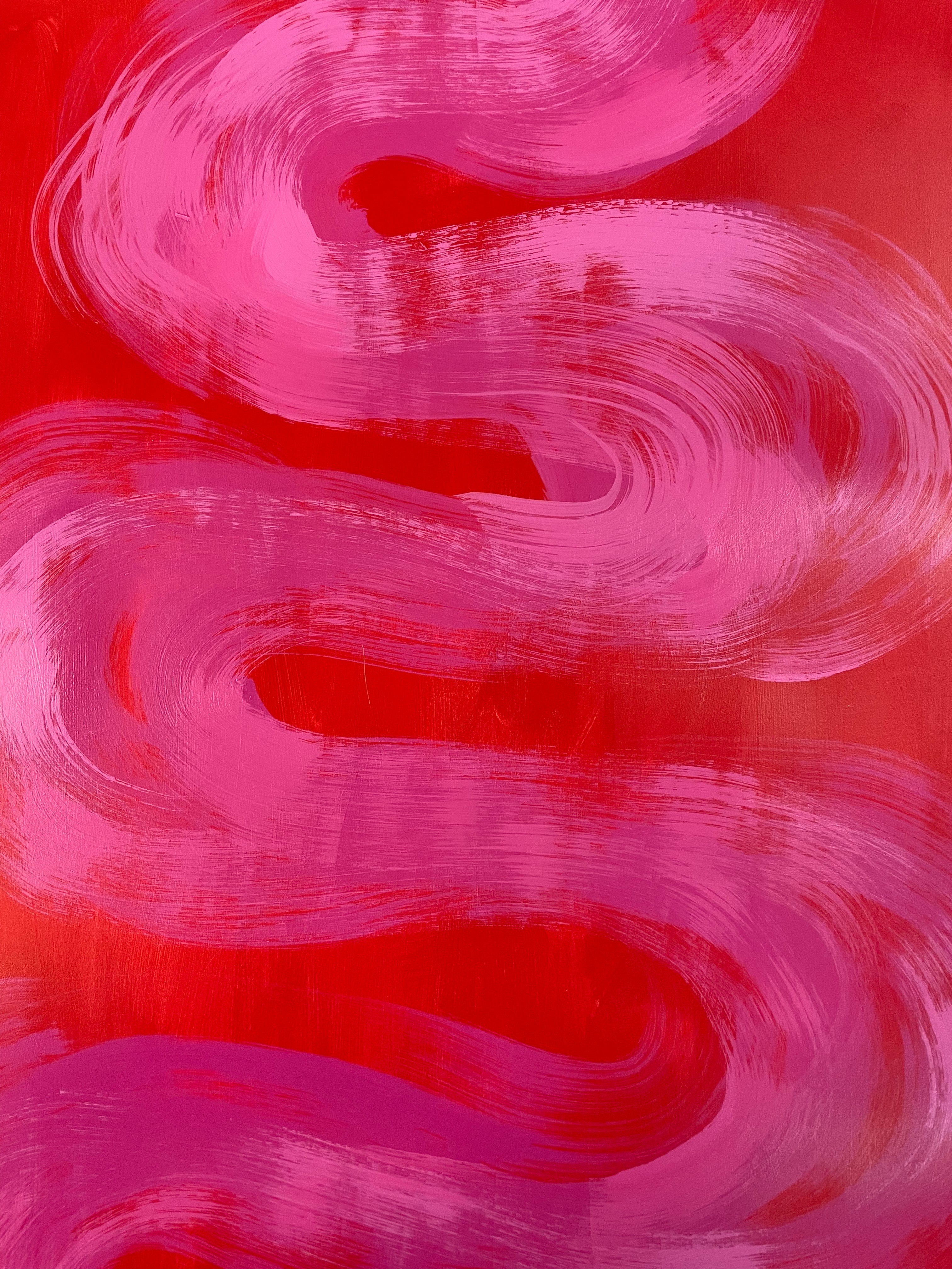 Large Pink Swirl, 2024