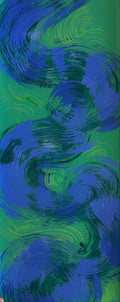 Blue on Green, 2025