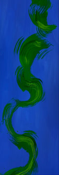 Greens on Blue
