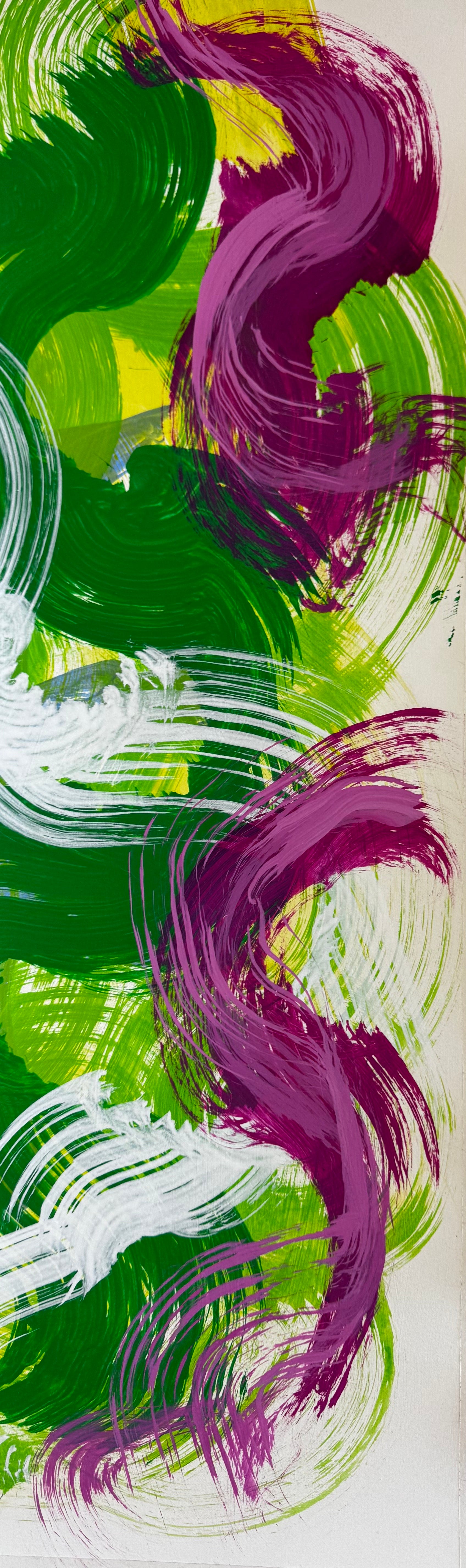Green, Pink Brush 2025